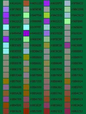 网页制作表格颜色代码（网页制作表格颜色代码是什么）